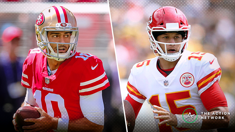 49ers-Chiefs Betting Preview: Is This Near-Record Over/Under Way Too High? article feature image