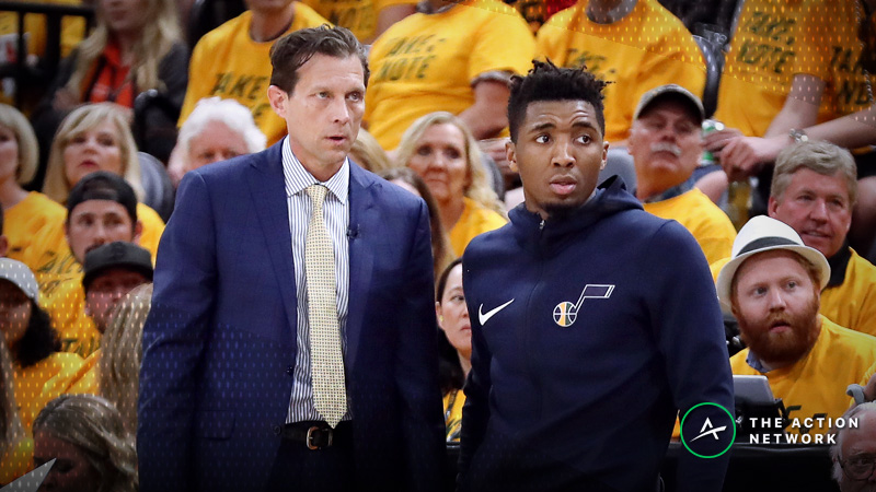 Jazz 2018-19 Season Win Total: Can Utah Make the Leap in Mitchell’s Second Season? article feature image