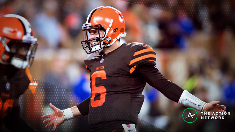 NFL Bettors Buying Back Value with Baker Mayfield, Browns vs. Raiders article feature image
