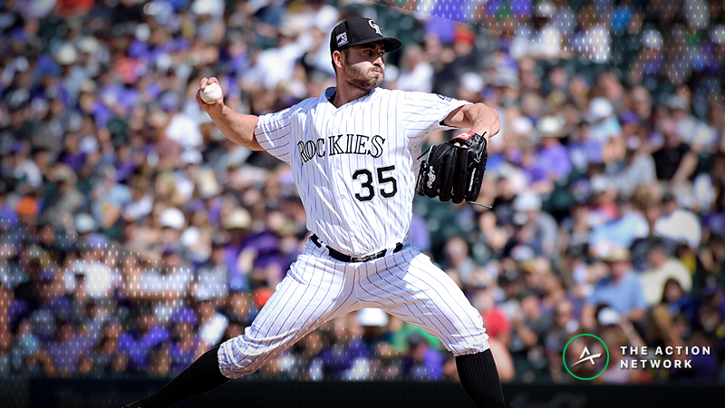 Tuesday’s MLB Over/Under: Can You Count on Chad Bettis at Coors Field? article feature image
