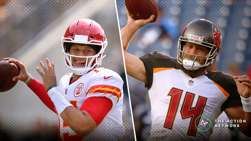 NFL Week 3 Player Props: Can Fitzpatrick, Mahomes Each Throw for 4 Touchdowns? article feature image