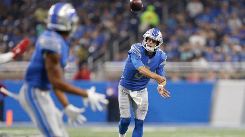 Making a Call on Matthew Stafford's Over/Under 13.5 Interceptions Season Prop | The Action Network Image