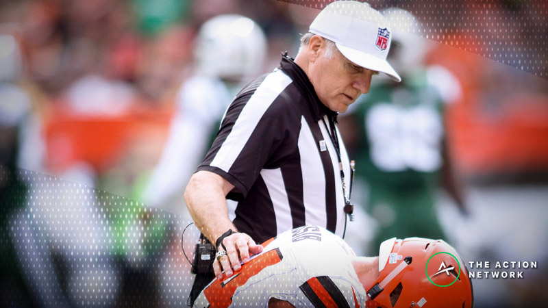 NFL Bad Beats, Week 4: Referee's Call Reversal Helps Bury Browns Bettors | The Action Network Image