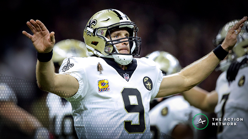 NFL Bettors Jumping on New Orleans to Move Saints-Vikings Line Early | The Action Network Image