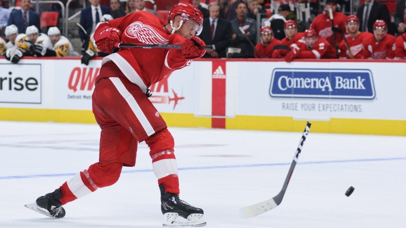 Top NHL Prop Bets for Monday: Anthony Mantha Over/Under 2.5 Total Shots on Goal? article feature image