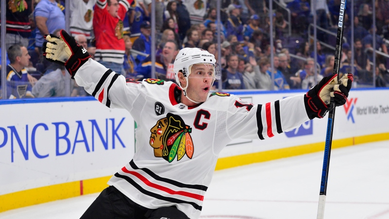 Top NHL Prop Bets for Thursday: Jonathan Toews Over/Under 2.5 Total Shots on Goal? article feature image