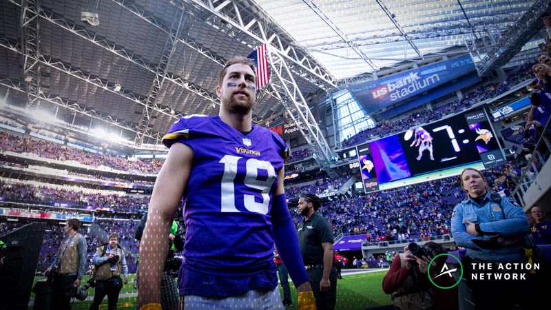 NFL Week 7 Fantasy WR Breakdown: Adam Thielen Will Dominate the Jets article feature image