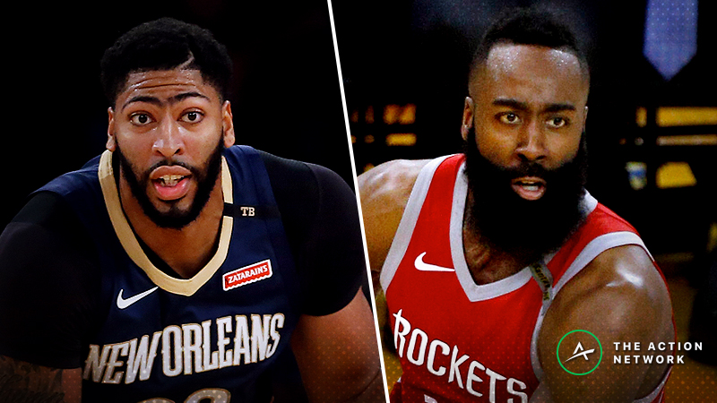 NBA Fantasy Breakdown (Wed. 10/17): James Harden or Anthony Davis? article feature image