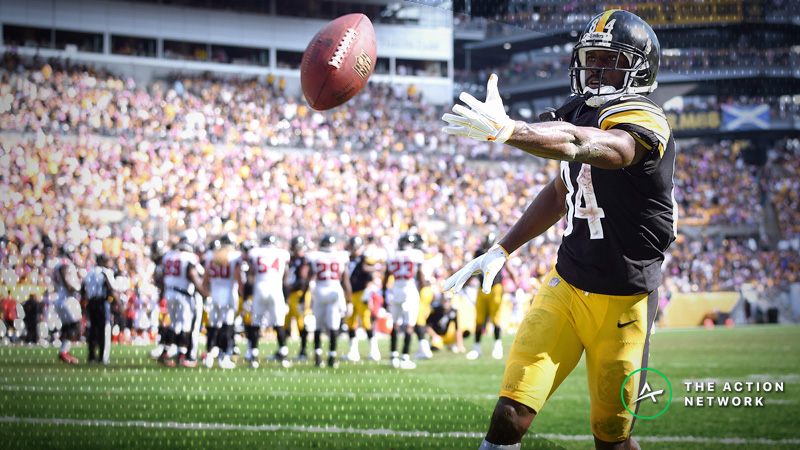 NFL Week 8 Fantasy WR Breakdown: Fade Antonio Brown at Home? article feature image