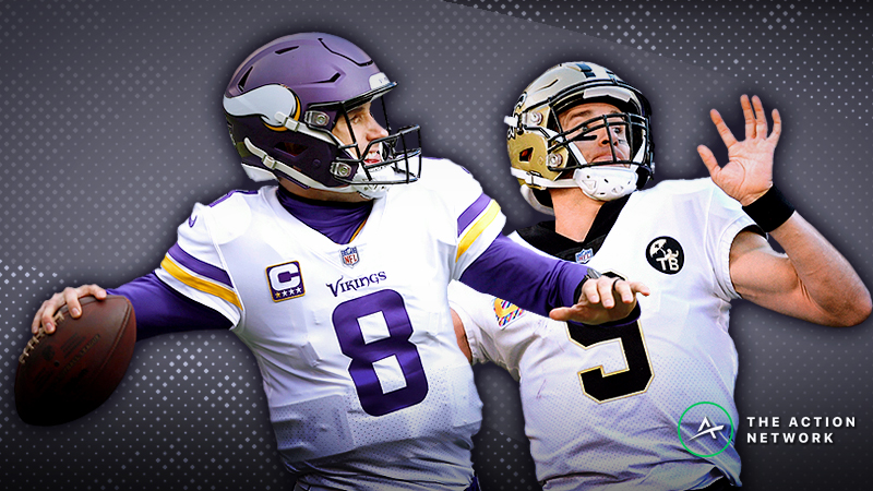 Saints-Vikings SNF Betting Preview: Will Brees & Co. Get Their Revenge? article feature image