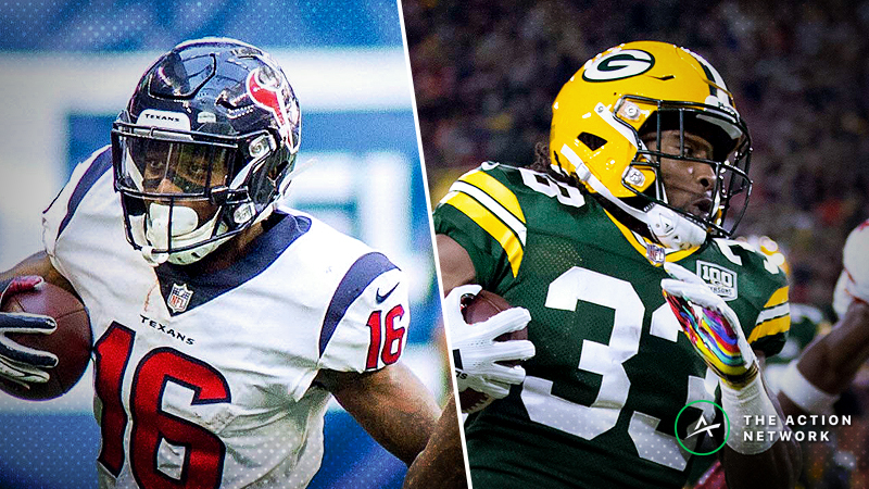 Fantasy Football Waiver Wire Targets for Week 9: Buy Keke Coutee, Aaron Jones, More | The Action Network Image