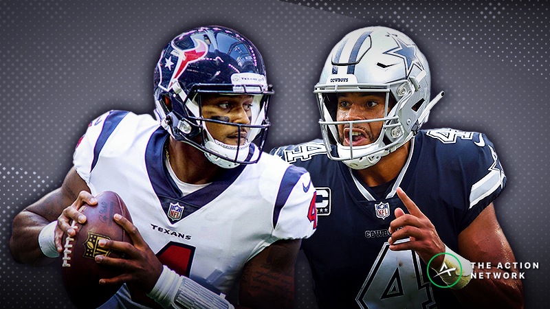 Cowboys-Texans SNF Betting Preview: Will the Dallas D Slow Deshaun Watson? article feature image