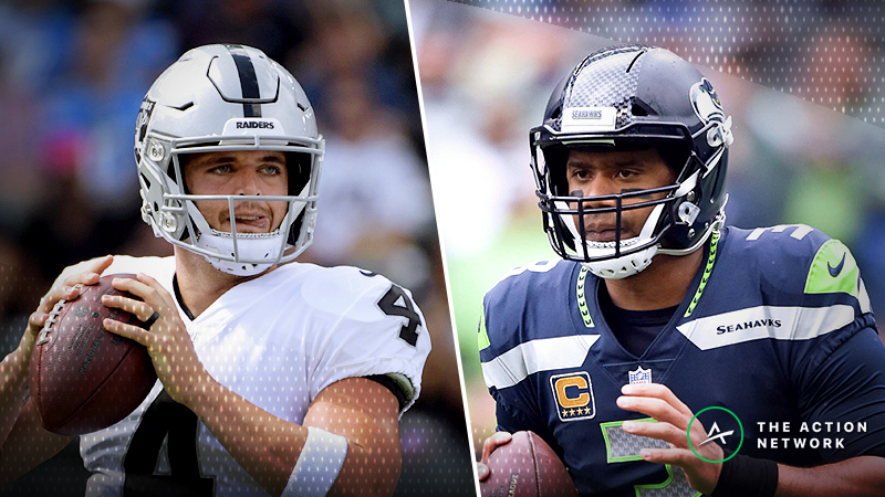 Week 6 Matchup Manifesto: Seahawks, Raiders Poised for a Shootout in London | The Action Network Image