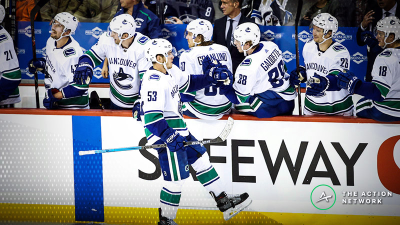 Top NHL Prop Bets for Wednesday: Bo Horvat Over/Under 2.5 Shots on Goal? article feature image