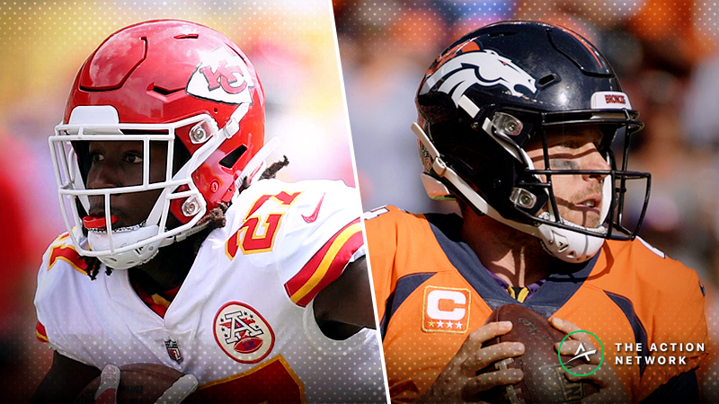 Best Chiefs-Broncos MNF Player Props: Kareem Hunt Over/Under 17.5 Receiving Yards? article feature image