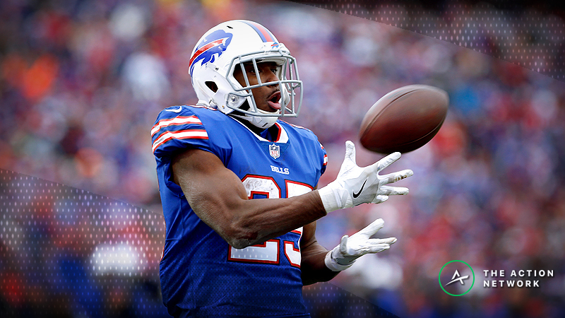 Best Patriots-Bills MNF Player Props: LeSean McCoy Over/Under 55.5 Rushing Yards? article feature image
