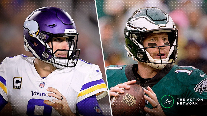 Vikings-Eagles Betting Preview: Will Minnesota Get Revenge for NFC Title Game? article feature image