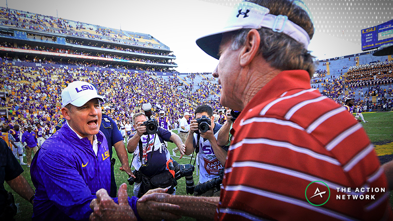 Steve Spurrier Proposes Interesting LSU-Florida Side Bet to Les Miles article feature image