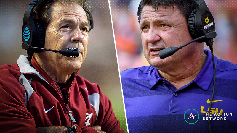 Alabama-LSU Betting Odds: How Has Line Shifted Since the Summer? article feature image
