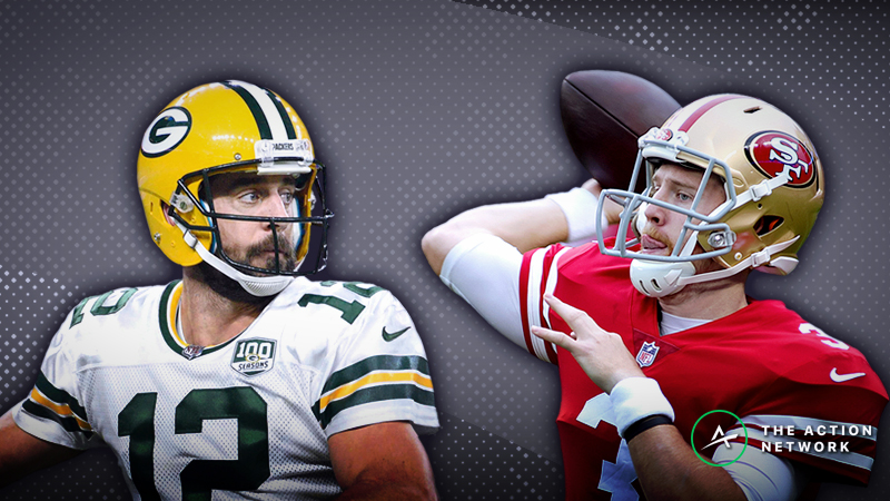 49ers-Packers MNF Betting Preview: Should You Trust Aaron Rodgers as a Big Favorite? | The Action Network Image