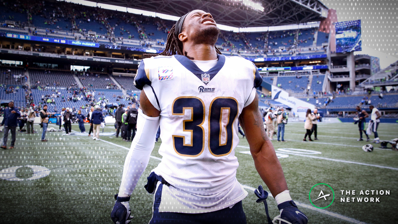 NFL Week 6 Fantasy RB Breakdown: Can You Afford to Roster Todd Gurley? article feature image
