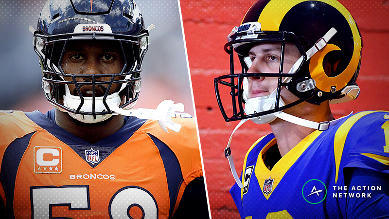 Week 9 NFL Matchup Manifesto: Broncos, Rams Have Huge Advantages | The Action Network Image