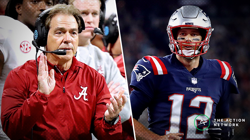 Alabama vs. the NFL: Hypothetical Spreads Against Every NFL Team | The Action Network Image