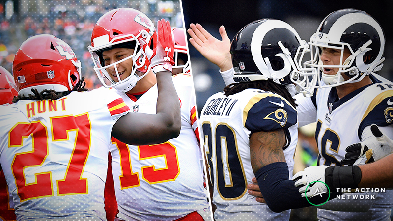 Chiefs-Rams MNF Betting Preview: All the Angles for This Historic Matchup article feature image