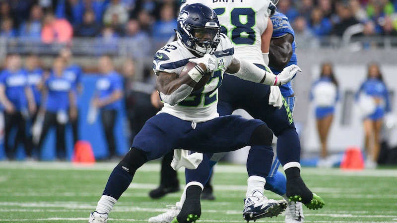 Chris Carson Fantasy Football Rankings, 2019 Projections, Analysis, More | The Action Network Image