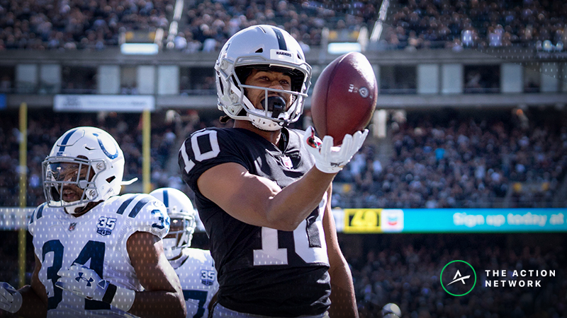 NFL Week 11 Fantasy WR Breakdown: Play Seth Roberts in Cash Games? article feature image