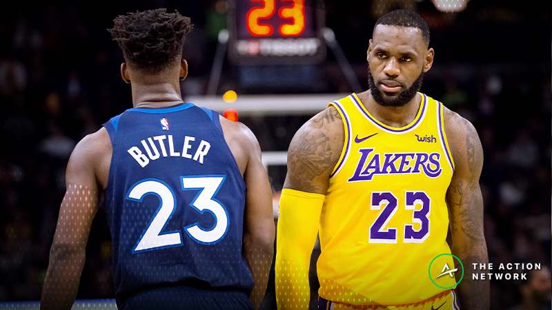 Wolves-Lakers Betting Preview: How to Play This Matchup of Bad ATS Teams article feature image