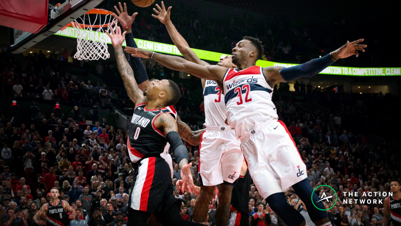 NBA Sharp Report: Pros Hitting Blazers-Wizards Over/Under Sunday article feature image