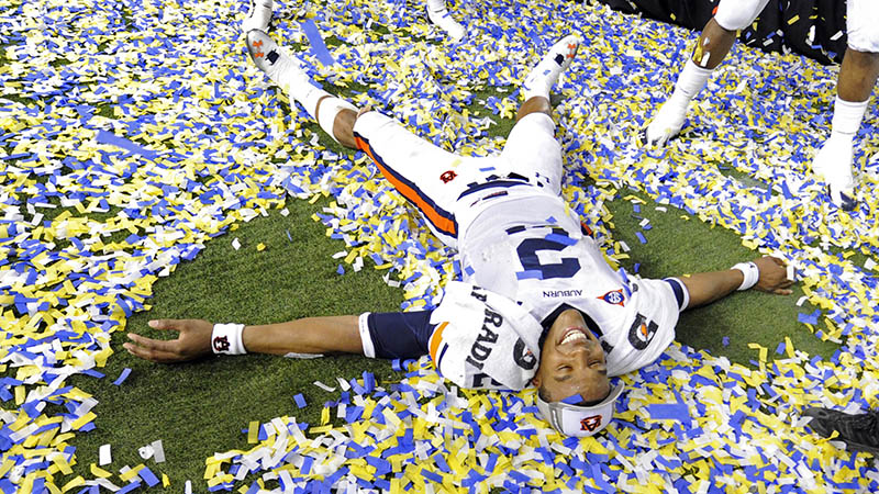 Cam Newton celebrating