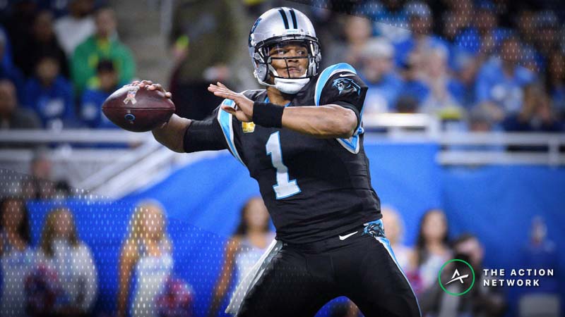 NFL Week 13 Fantasy QB Breakdown: Cam Newton Tops Our Models article feature image