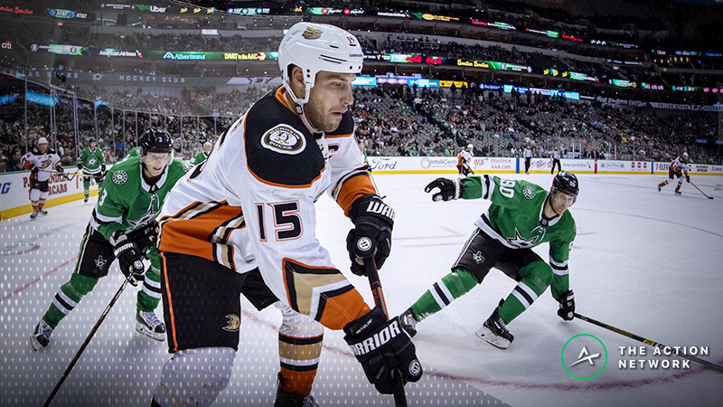 Top NHL Prop Bets for Thursday: Ryan Getzlaf Over/Under 2.5 Shots on Goal? article feature image