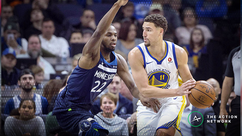 Timberwolves-Warriors Featuring Highest NBA Over/Under Since 2009 article feature image