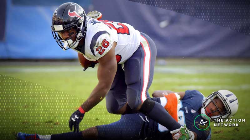 NFL Week 13 Fantasy RB Breakdown: Lamar Miller Is the Slate’s Upside Pivot Play article feature image