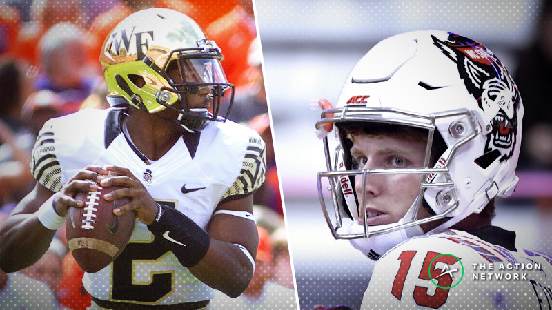 Wake Forest-N.C. State Betting Preview: Quarterback Disparity Could Make the Difference article feature image