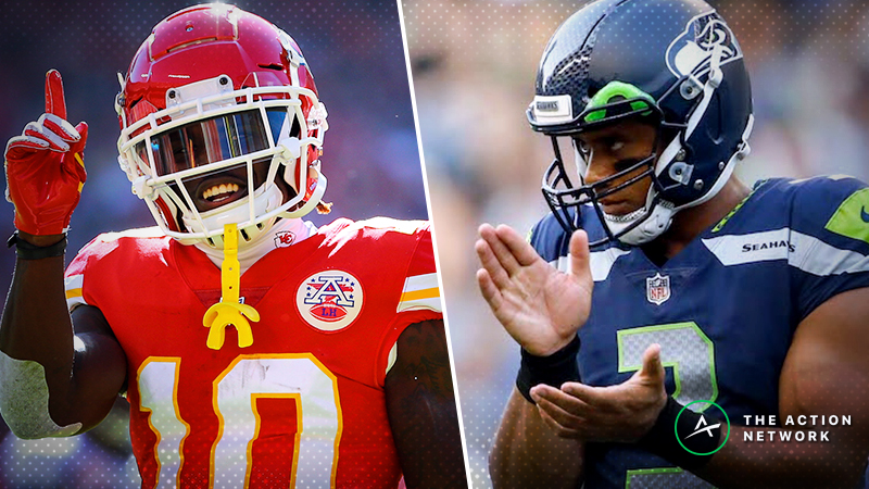 Chiefs-Seahawks SNF Betting Preview: Which Prime-Time Kings Will Reign? | The Action Network Image