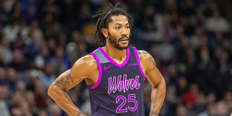 minnesota timberwolves guard derrick rose 2018