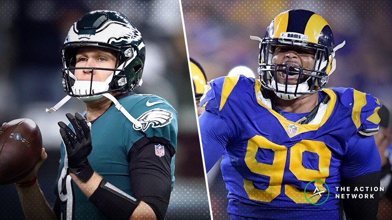 Eagles-Rams SNF Betting Preview: Can You Trust Nick Foles in LA? | The Action Network Image