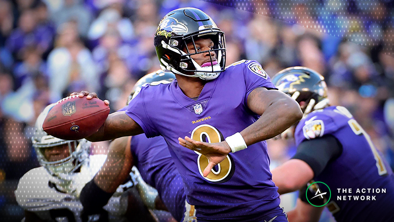 NFL Week 15 Fantasy QB Breakdown: Lamar Jackson Is the Mid-Priced Cash-Game Play | The Action Network Image