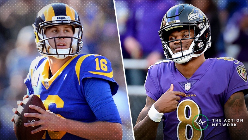 Fantasy Football QB Report: Jared Goff, Lamar Jackson, More Week 15 Starts | The Action Network Image