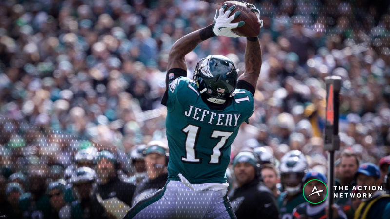 Best Redskins-Eagles MNF Player Props: Alshon Jeffery Over/Under 55.5 Receiving Yards? article feature image