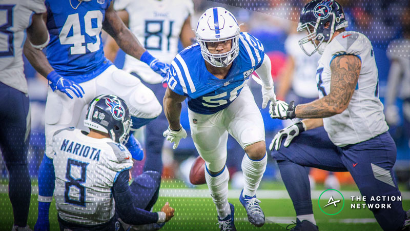 NFL Sharp Report: How Pros Are Betting Colts-Titans | The Action Network Image