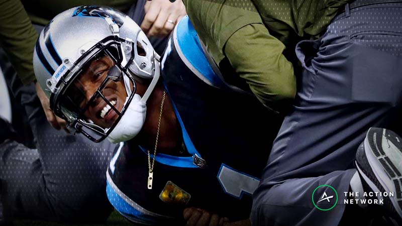 Cam Newton Injury Flips Falcons to Favorites Over Panthers in Week 16 | The Action Network Image