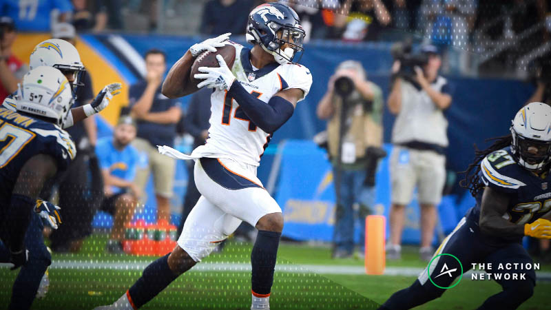 Courtland Sutton will break Emmanuel Sanders' receiving record