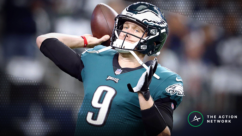 Best SNF Prop Bets for Eagles-Rams: Can Bettors Take Advantage of Nick Foles? article feature image