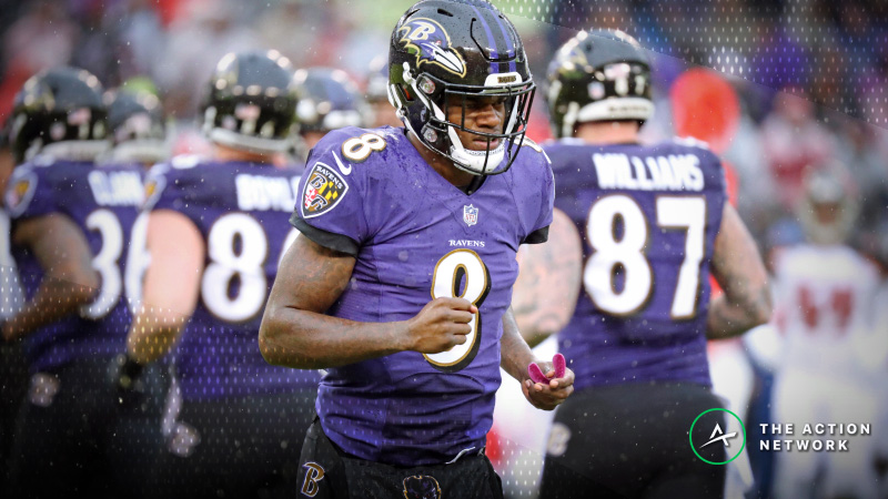 Betting Market Percentages Point to Sharp Play on Ravens-Chargers Spread article feature image