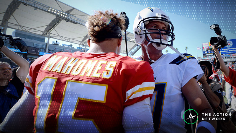 Chargers-Chiefs TNF Betting Preview: Will Rivers' Struggles vs. KC Continue? | The Action Network Image